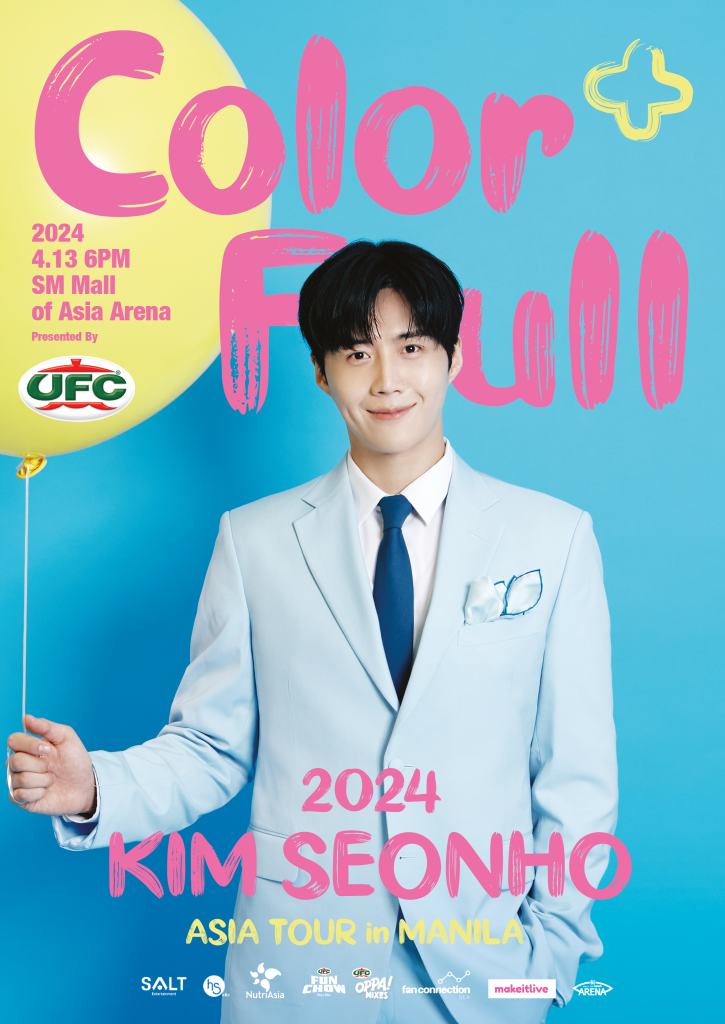 KIM SEON HO RETURNS TO MANILA & BRINGS IN A COLOR+FULL FANMEET TO HIS FILIPINO FANS IN PARTNERSHIP WITH UFC MIXES